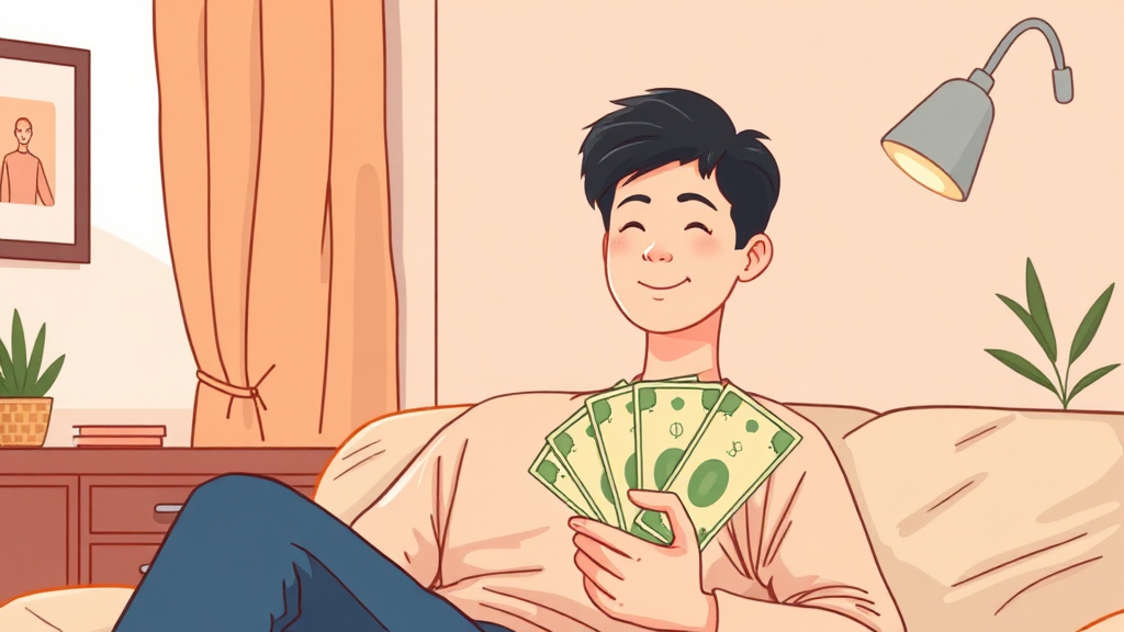 가구원수별 금액은? (illustration 스타일)