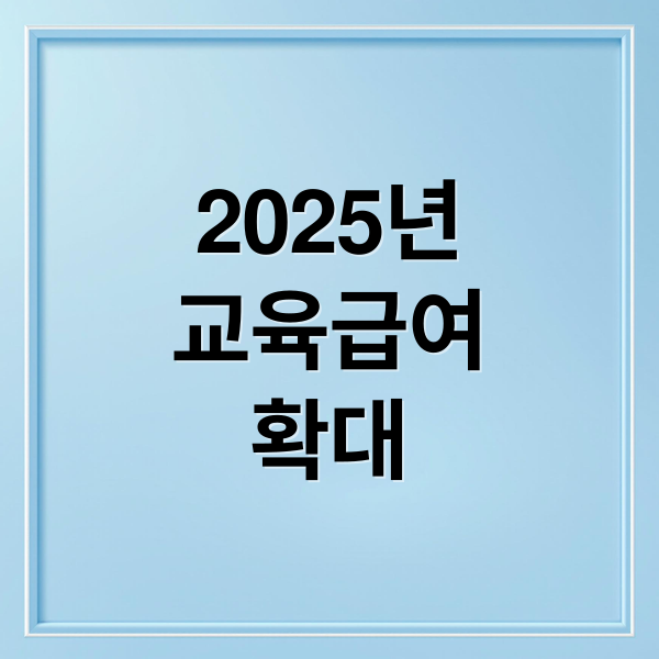2025년
교육급여
확대 (교육급여 정부지원금)