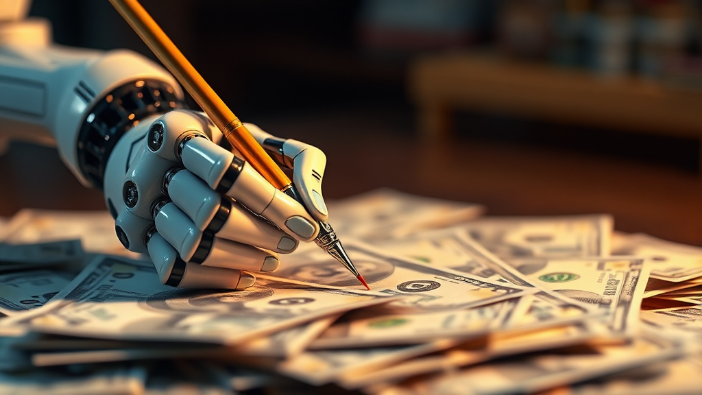 AI 그림/글쓰기 부업 (realistic 스타일)