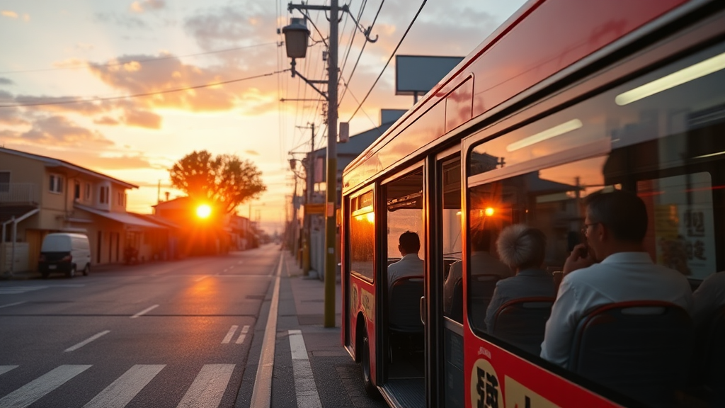 마쓰야마 일일 버스투어: 편리하고 알찬 여행의 시작 (realistic 스타일)