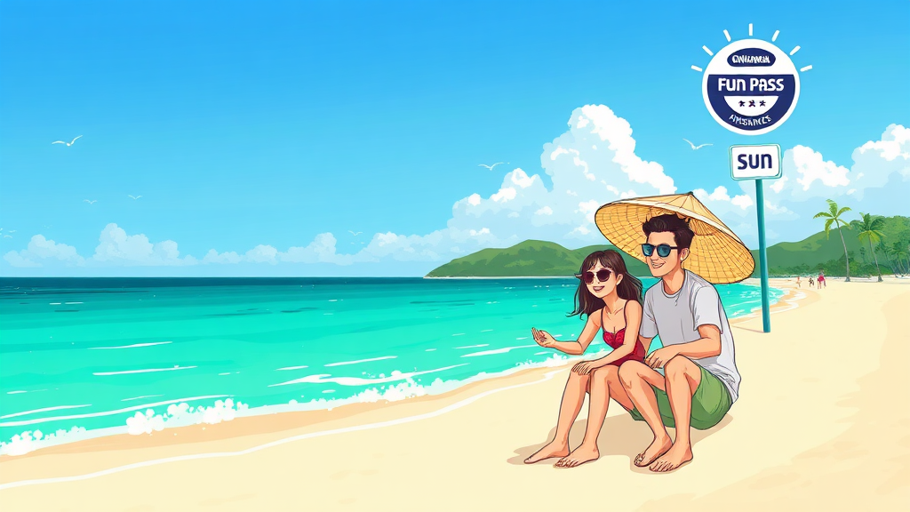 오키나와 여행 주의사항 (illustration 스타일)