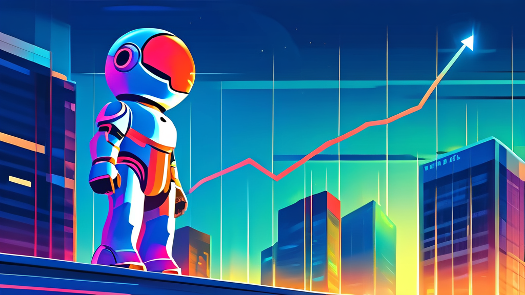 메쥬 상장 후 주가 전망 및 시장 동향 (illustration 스타일)