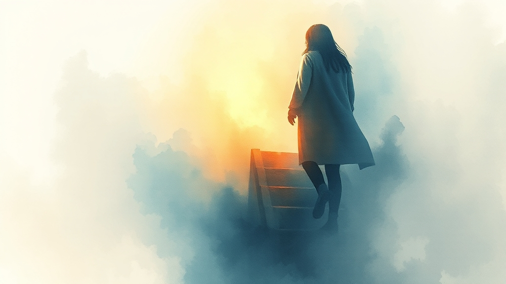 빚 문제 해결, 개인회생이란? (watercolor 스타일)