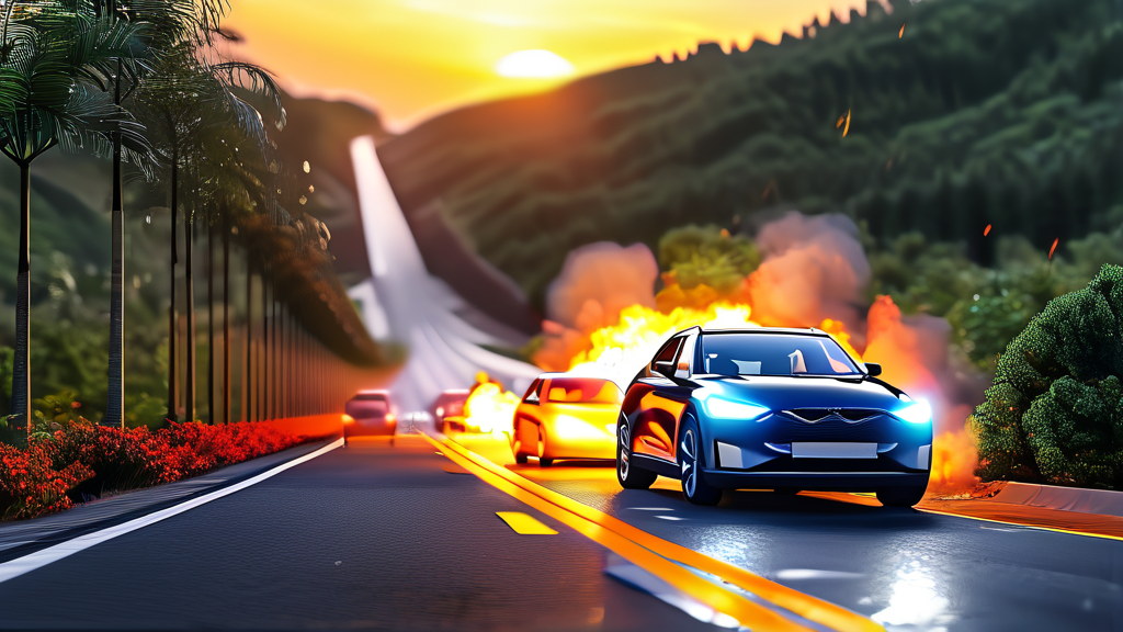 삼성화재 자동차보험 사고 처리 절차 및 과정 (realistic 스타일)