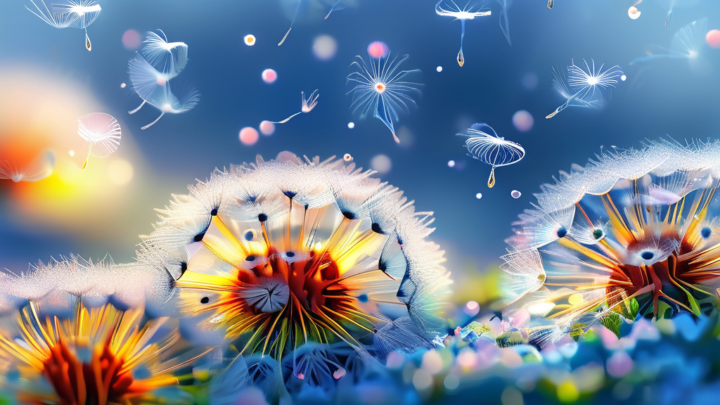 꽃 알레르기, 무엇이 문제일까요? (realistic 스타일)