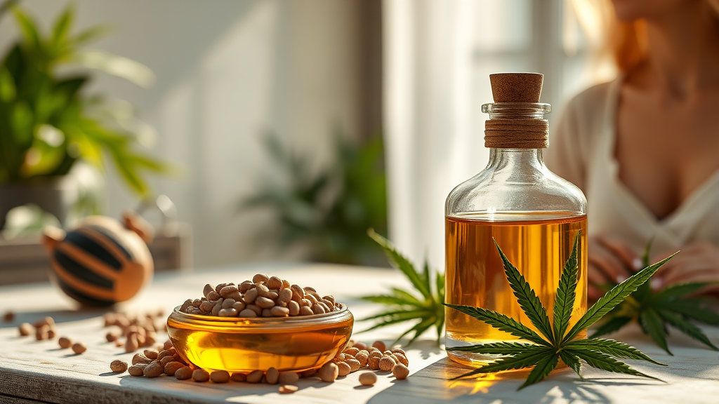 대마종자유, 무엇일까요? (realistic 스타일)