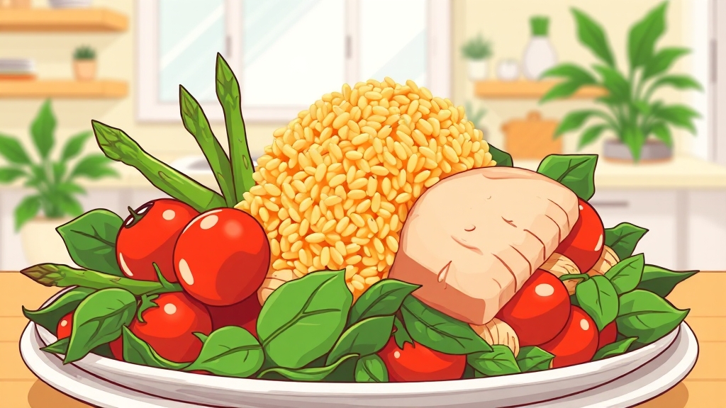 파로 다이어트 식단: 효과 극대화 전략 (cartoon 스타일)