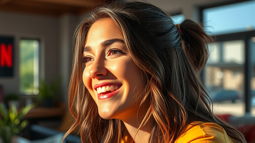 넷플릭스 & 유튜브 절약 꿀팁 (realistic 스타일)