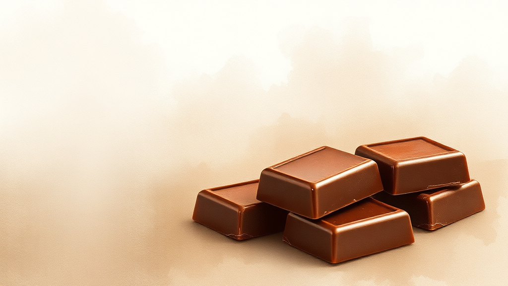 건강하게 다크 초콜릿 즐기는 방법과 선택 요령 (watercolor 스타일)