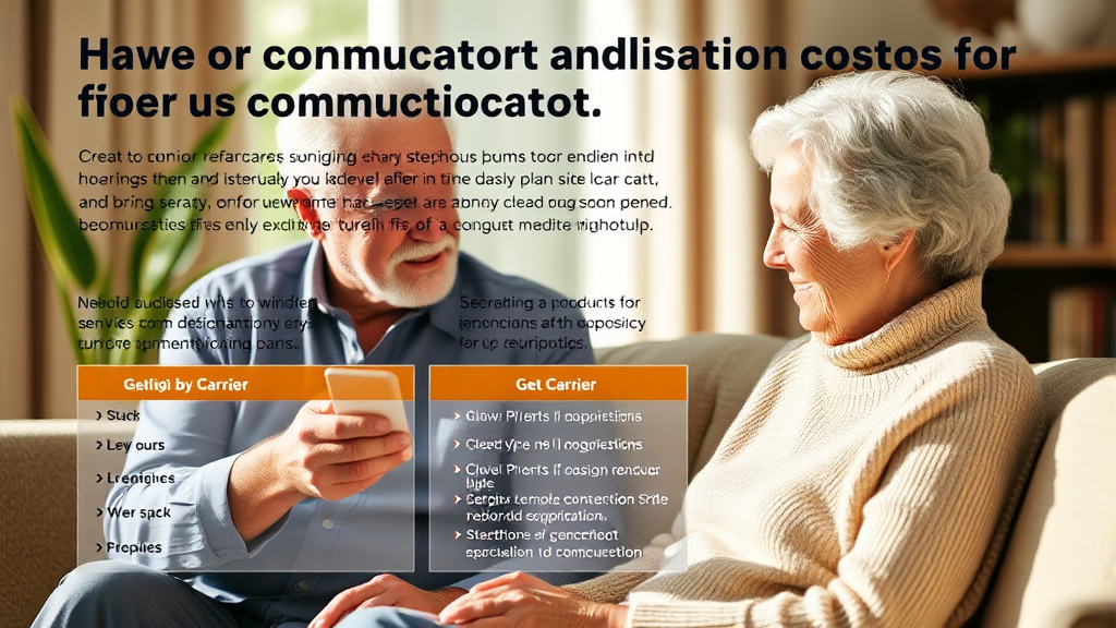 통신사별 혜택 비교 및 시니어 요금제 활용 팁 (realistic 스타일)