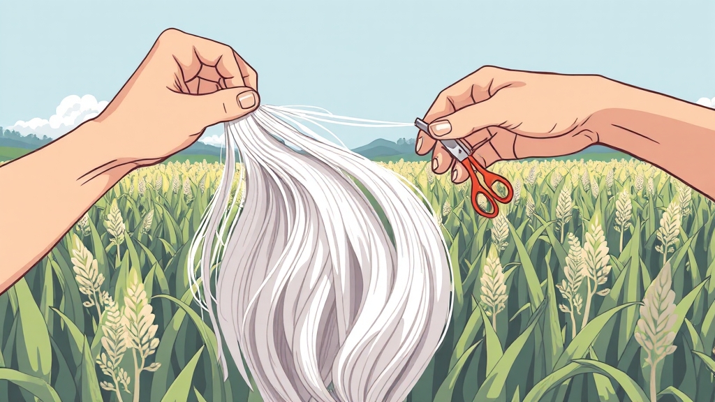 흰머리, 뽑으면 더 많이 날까? (illustration 스타일)