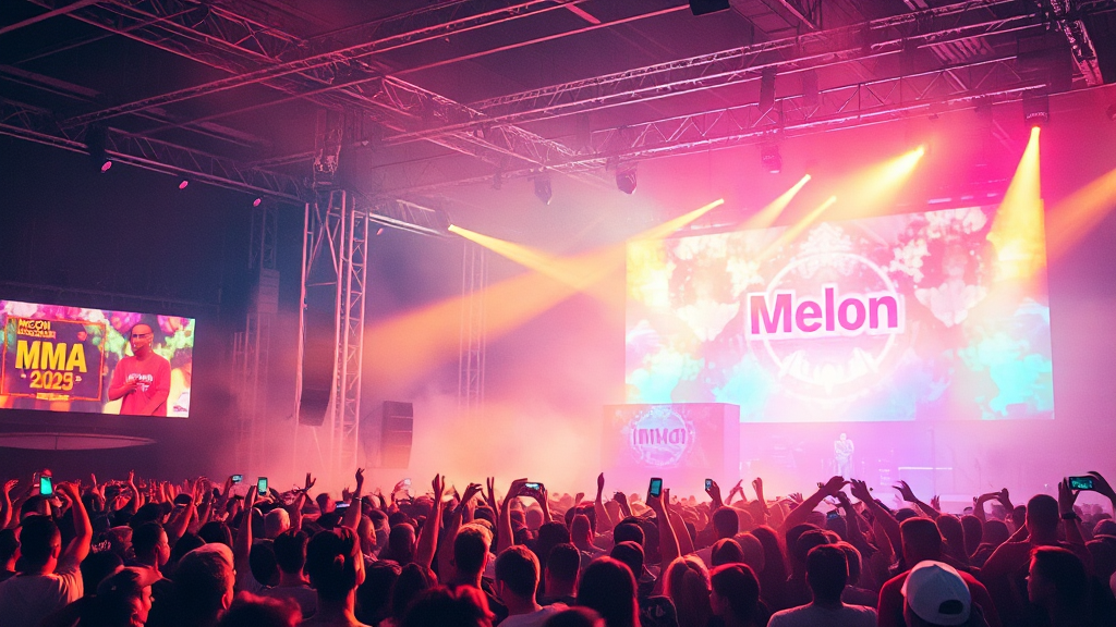 MMA 2025 티켓 예매 (watercolor 스타일)