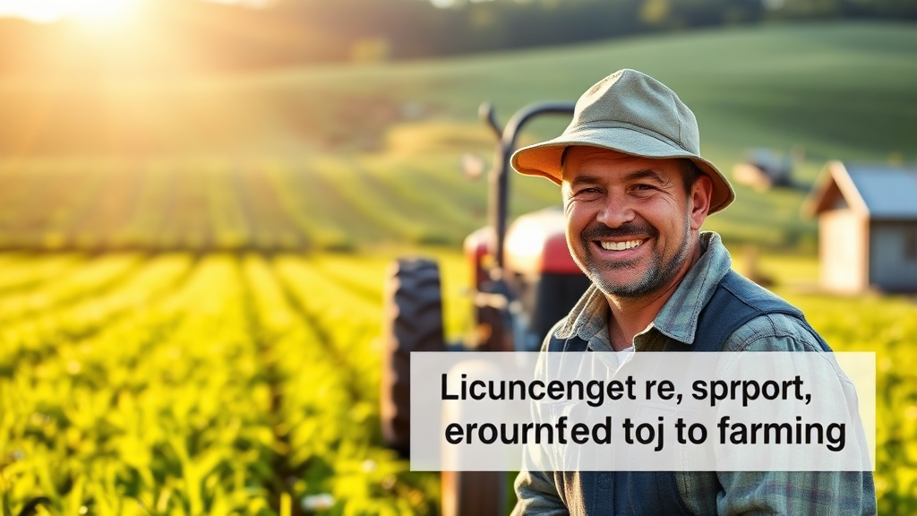 우리 동네 귀농 지원 정책은 뭐가 있을까? (realistic 스타일)