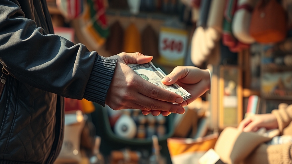 지역화폐 사용 꿀팁 (realistic 스타일)