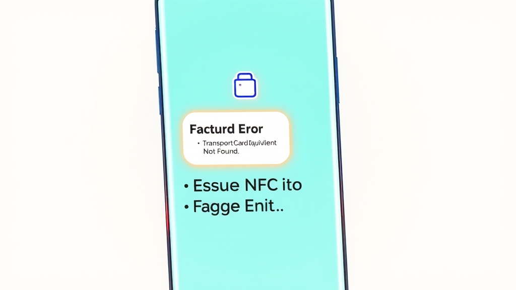 삼성페이 교통카드 오류 해결 (illustration 스타일)