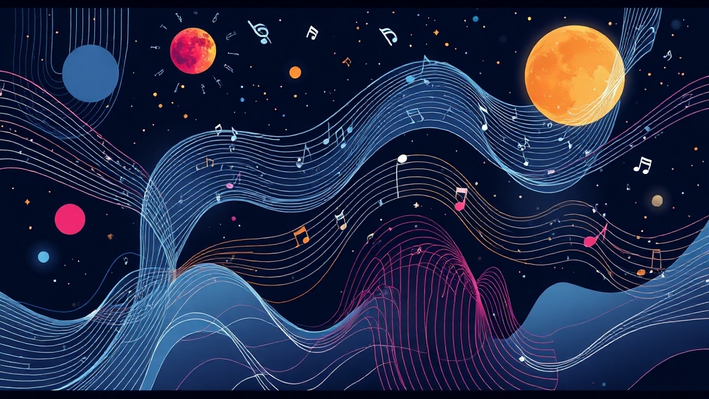 음악 창작의 미래? (illustration 스타일)