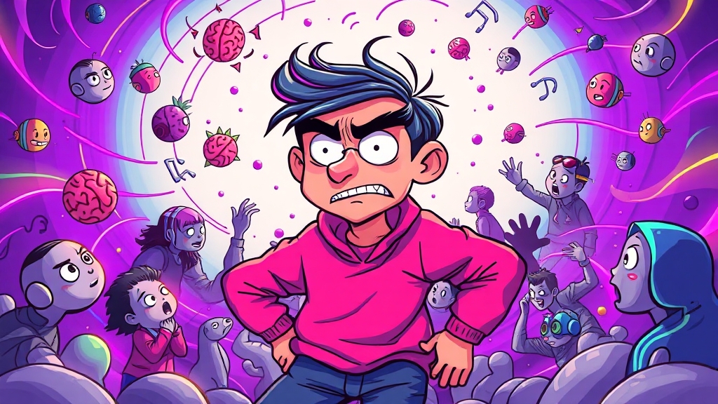 어지럼증, 왜 생기는 걸까요? (cartoon 스타일)