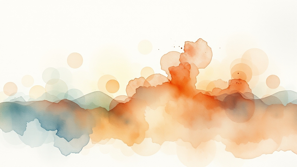 금리 동결, 미국 경제 영향 (watercolor 스타일)