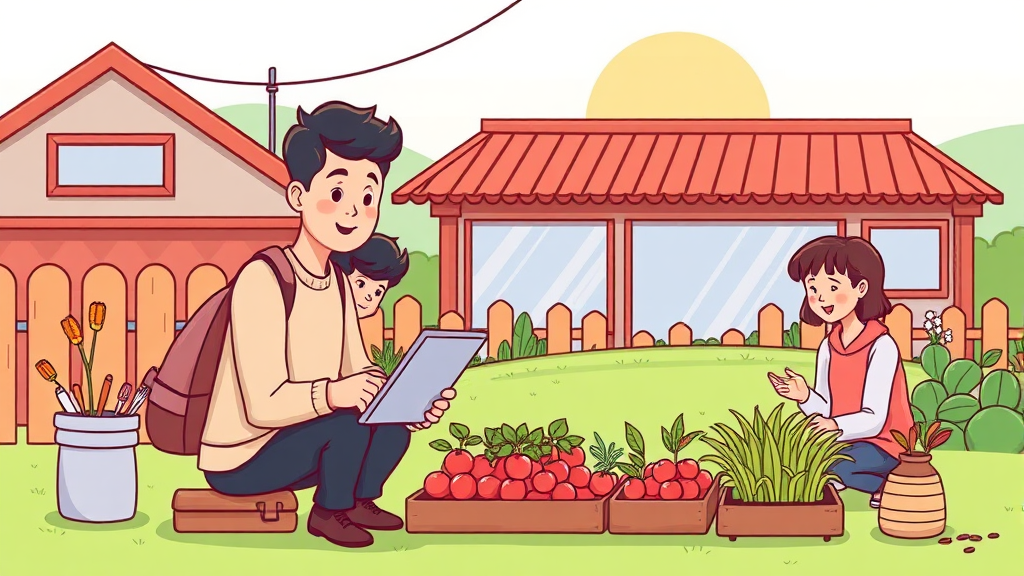 서울시 주말농장 신청 방법 상세 안내 (cartoon 스타일)