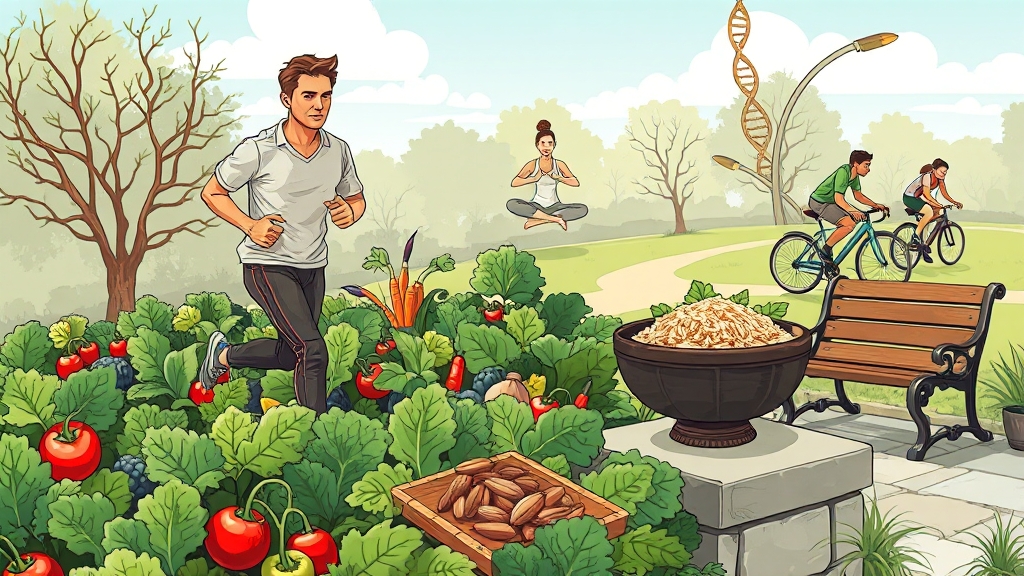 혈당 관리 핵심 전략 (illustration 스타일)