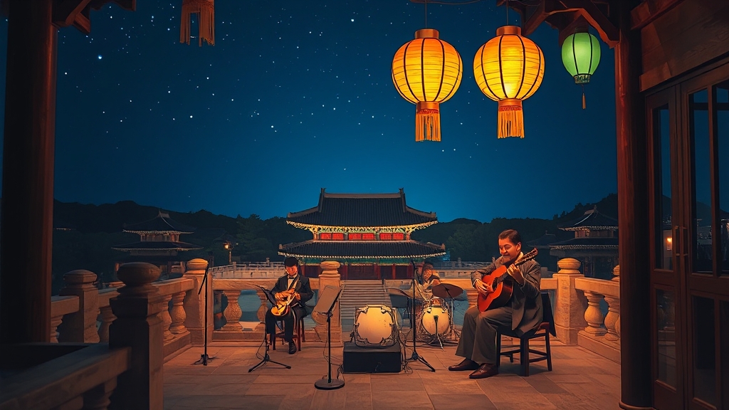 밤의 석조전: 특별 프로그램 (realistic 스타일)