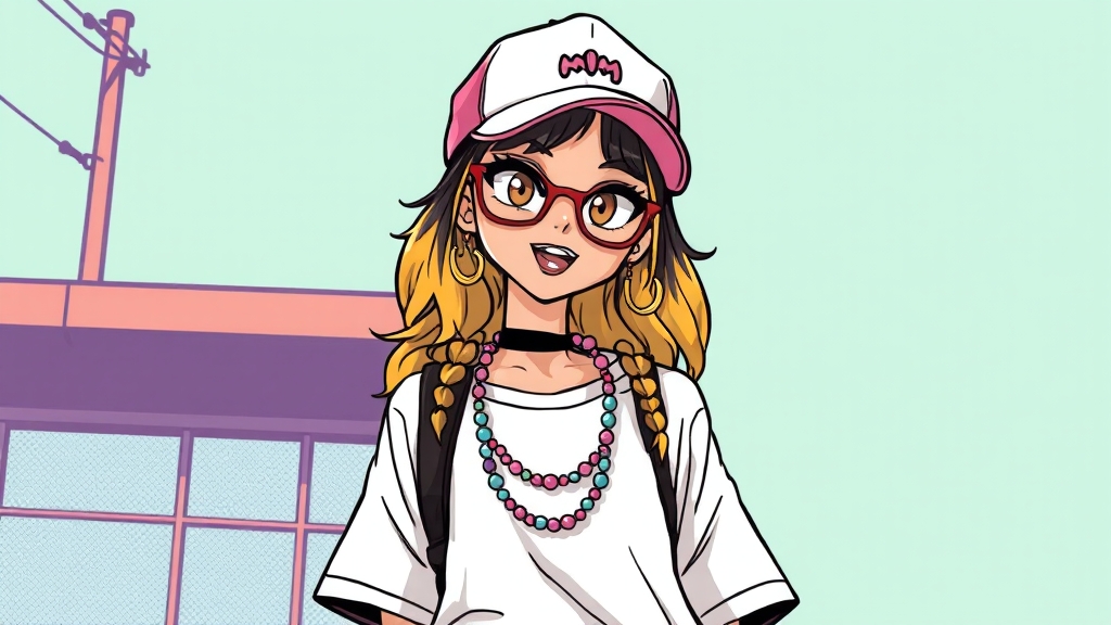 미미 패션 & 뷰티 따라잡기 (cartoon 스타일)