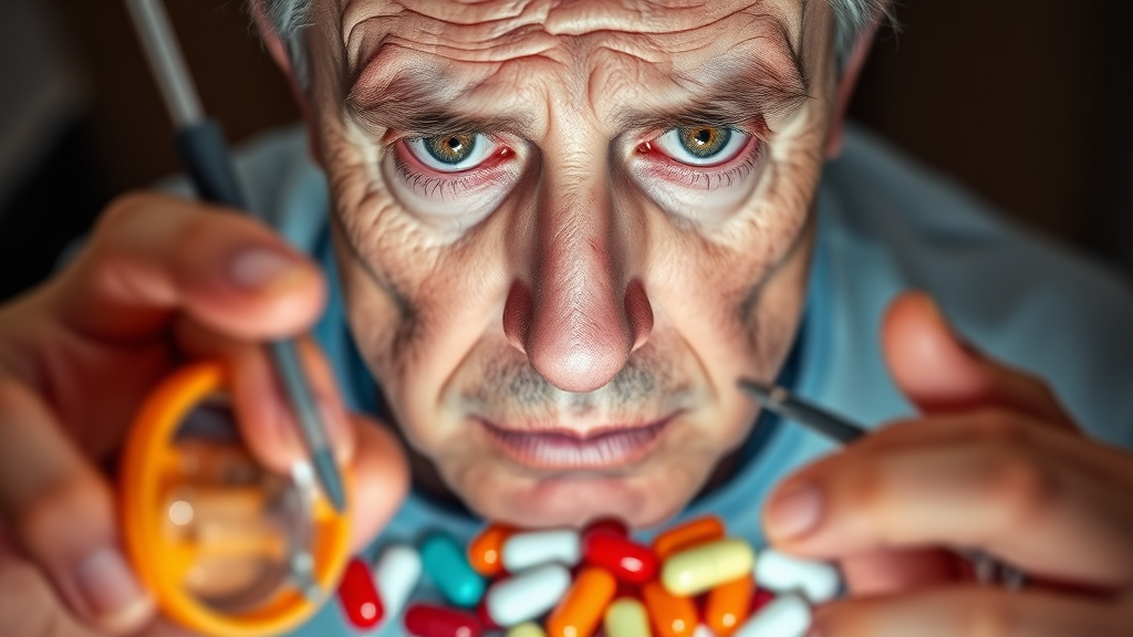 위내시경 전 약물 복용 주의사항 (realistic 스타일)