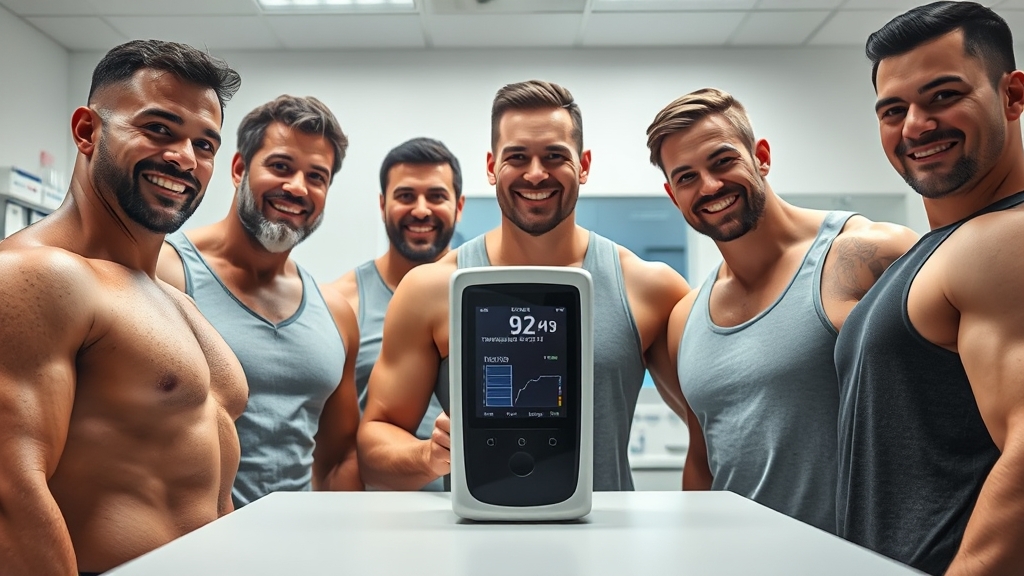 남성호르몬 관리 중요성 (realistic 스타일)