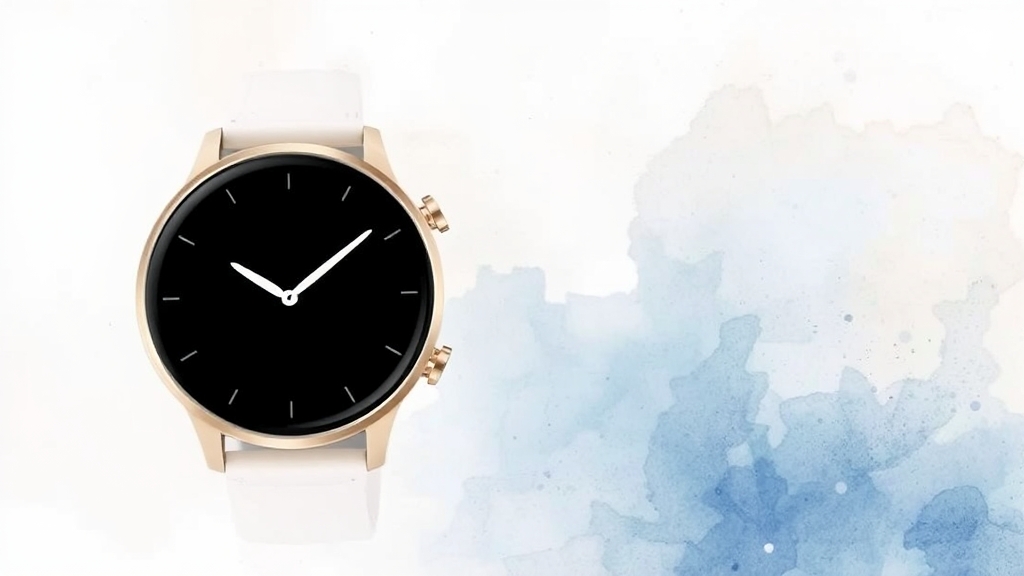 워치7 크림 첫인상 & 디자인 (watercolor 스타일)