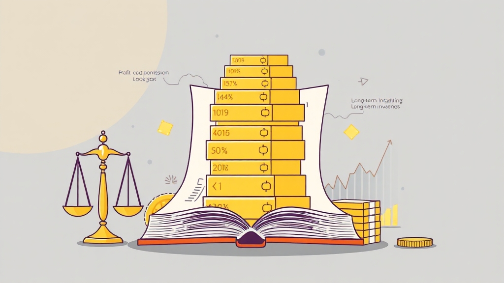 금통장 투자, 장점과 단점 (illustration 스타일)