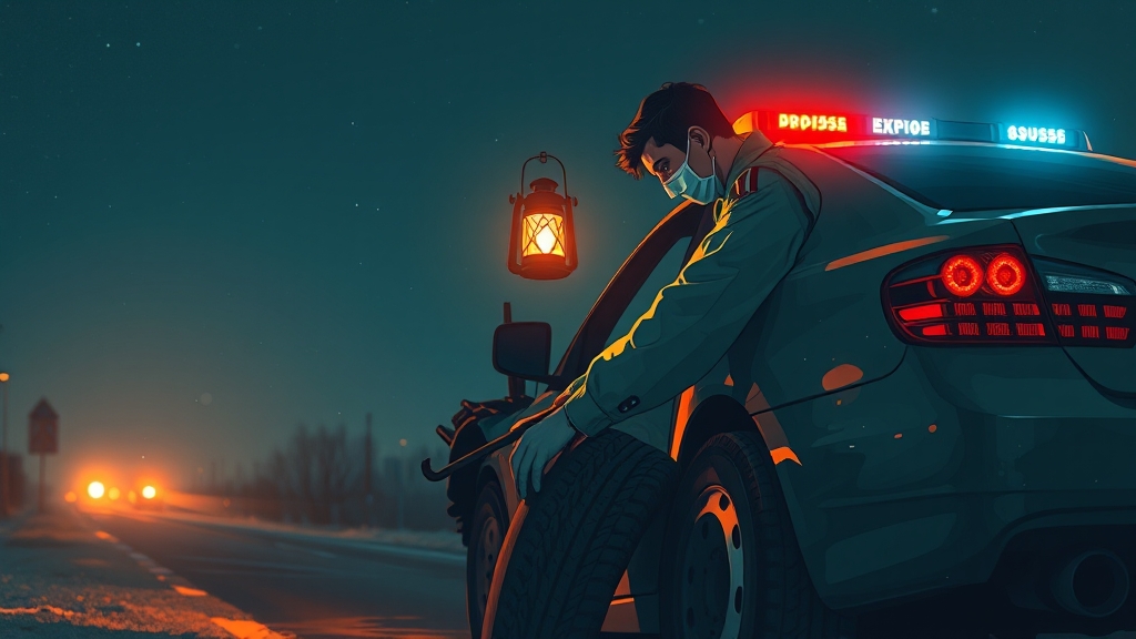 긴급출동 서비스, 어떤 혜택이 있나요? (illustration 스타일)