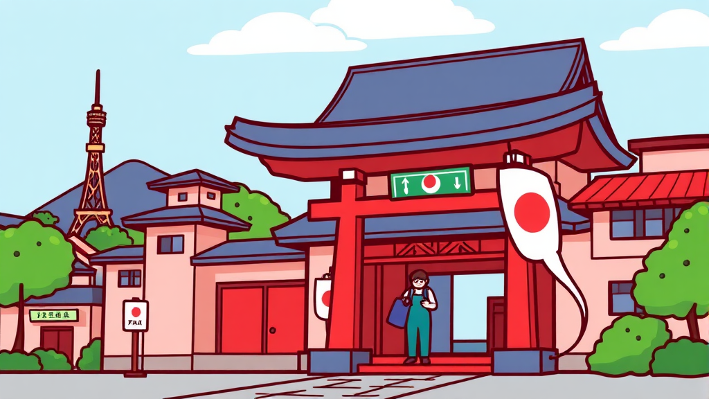 일본 입국 심사 및 세관 신고, 무엇을 준비해야 할까? (cartoon 스타일)