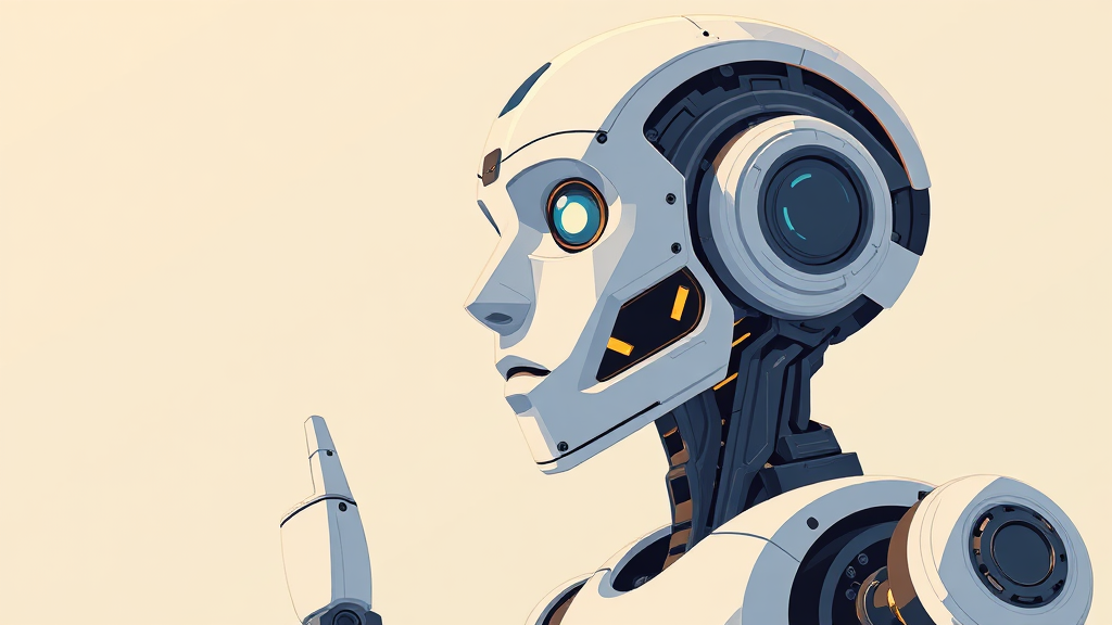 휴머노이드 로봇의 도전 과제: 안전, 윤리, 그리고 인간다움 (illustration 스타일)