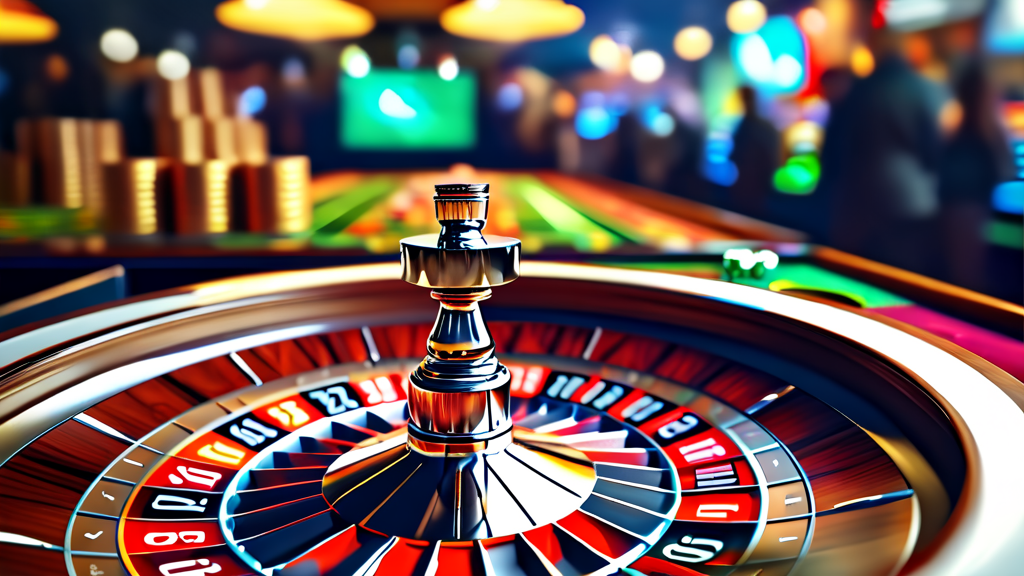 룰렛 돌리기 게임, 어디에 활용할 수 있을까? (realistic 스타일)