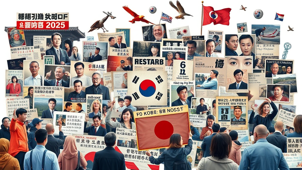 2025년 12월 31일 주요 뉴스 (realistic 스타일)