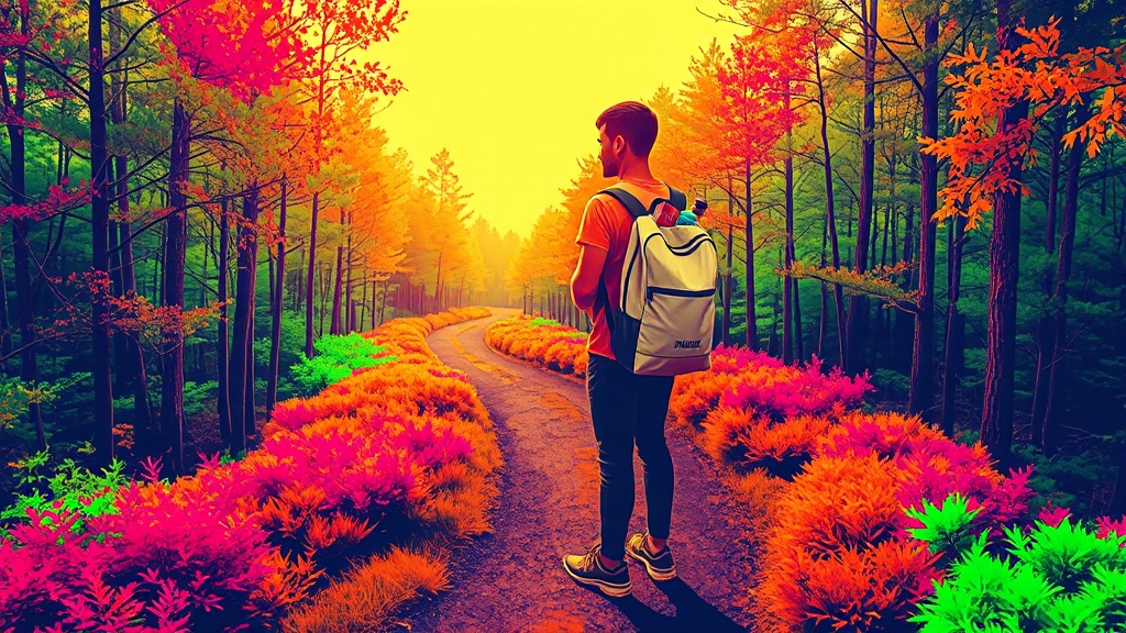 편의시설 & 준비물 (popart 스타일)