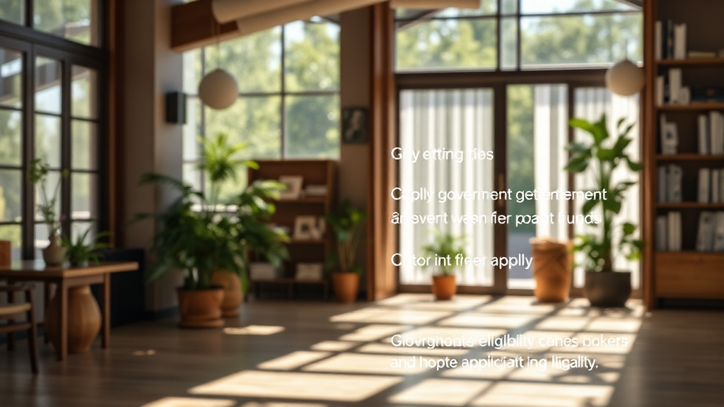 보조금24 신청 및 주의사항 (realistic 스타일)