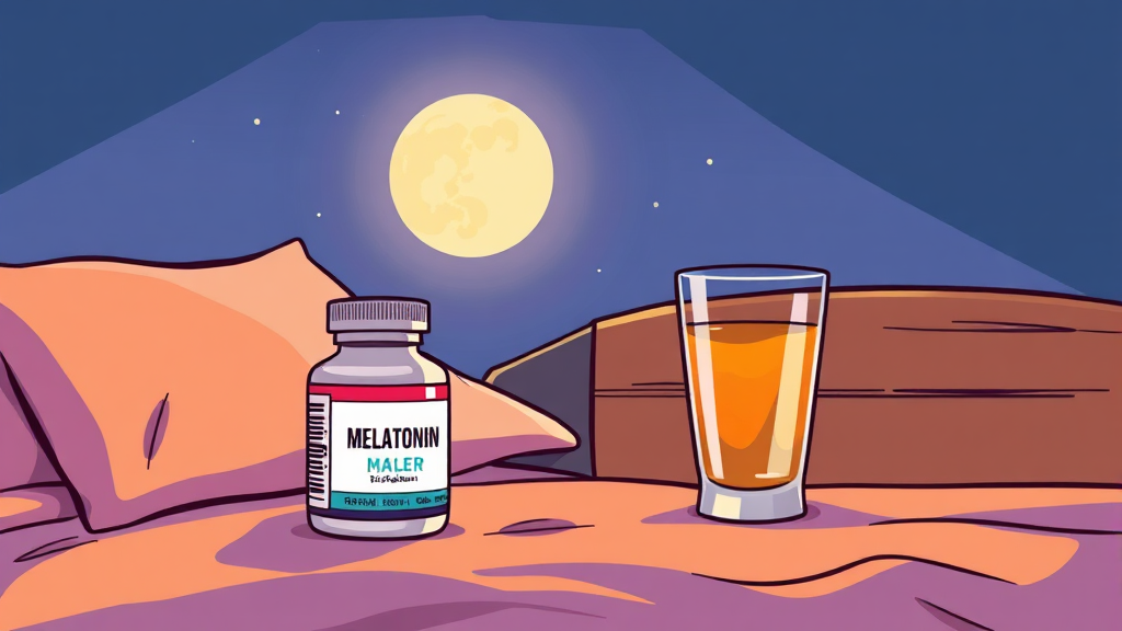 복용 시간 및 방법 (cartoon 스타일)