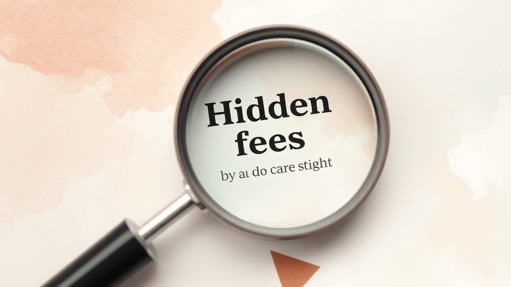 부대비용 & 수수료 확인 (watercolor 스타일)