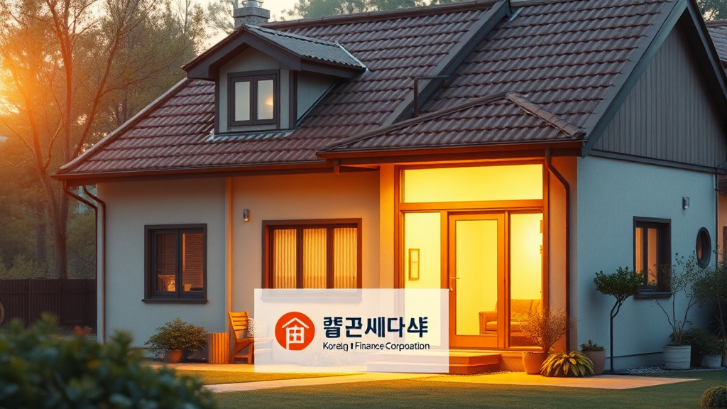 보금자리론이란? (realistic 스타일)