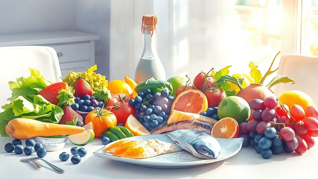 류마티스 식단 Q&A (watercolor 스타일)