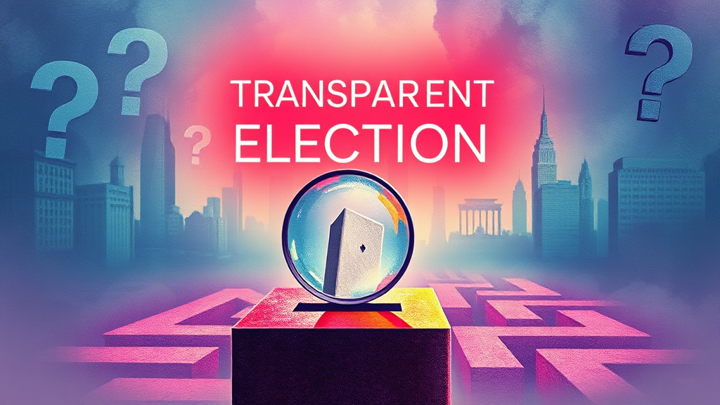 향후 선거 시스템 개선 과제 (watercolor 스타일)