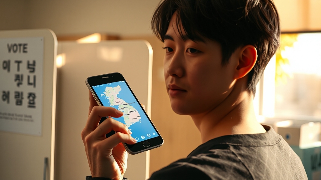 사전투표, 무엇을 챙겨야 할까요? (realistic 스타일)