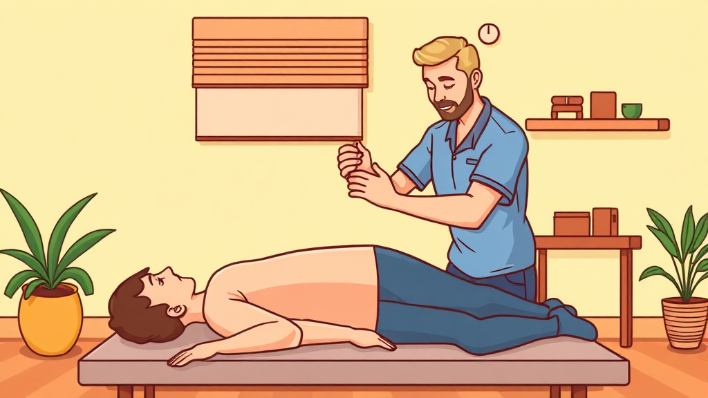 도수치료란 무엇일까요? (cartoon 스타일)