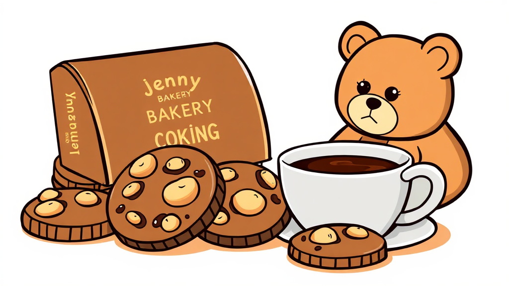 제니쿠키 마카다미아 핵심 정보 (cartoon 스타일)