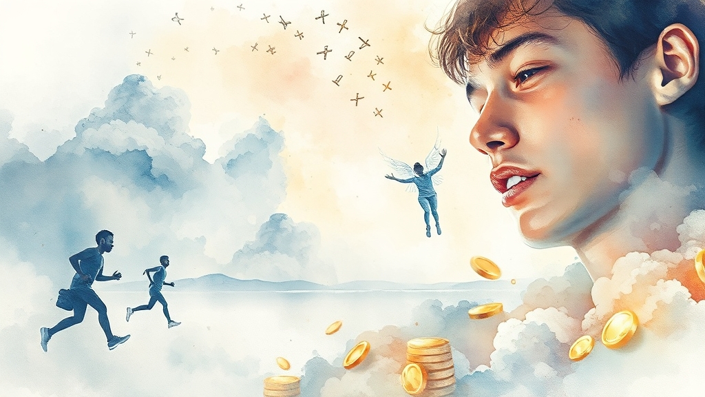 일상 꿈, 무시하면 안될까? (watercolor 스타일)