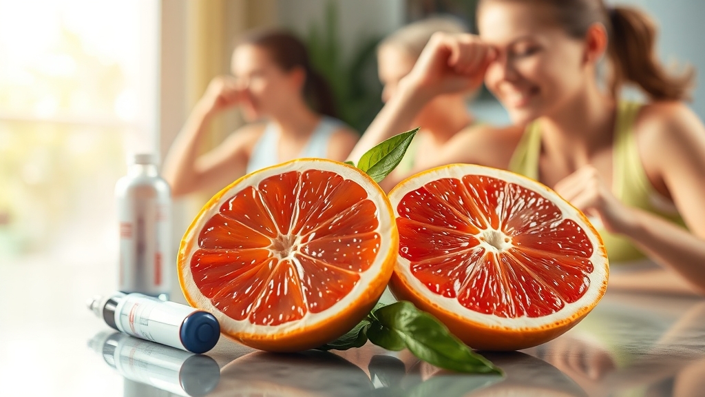 고지혈증 약 복용 시 주의사항 (realistic 스타일)