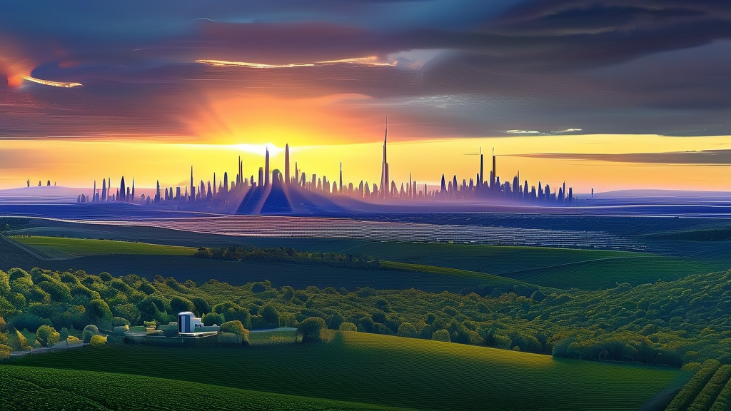 과학, 기술, 그리고 미래 전망 (realistic 스타일)