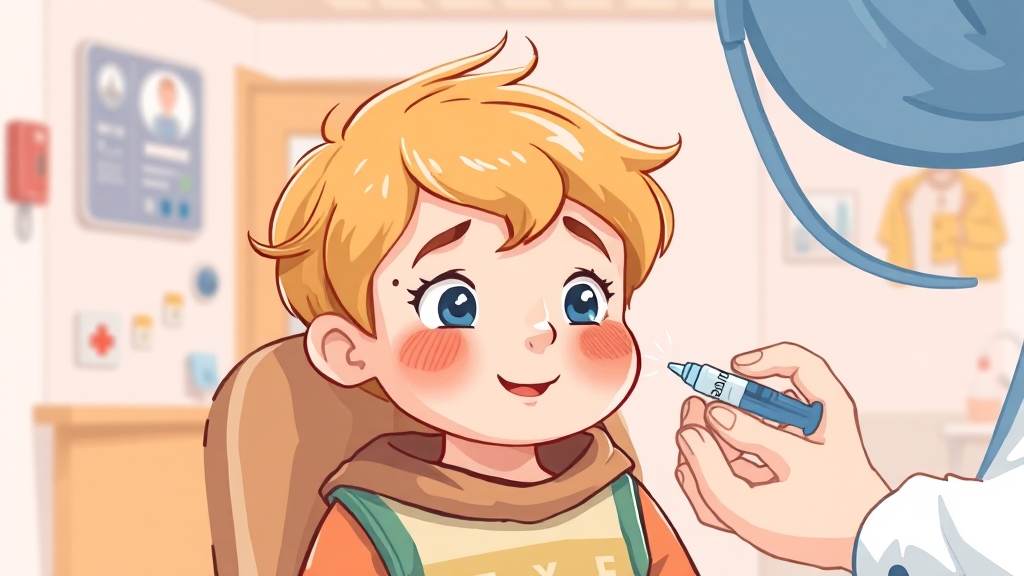 독감 예방접종 전후 주의사항 (illustration 스타일)