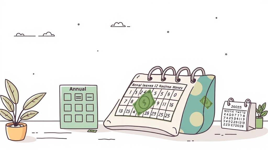연차수당 계산기 활용법 (illustration 스타일)